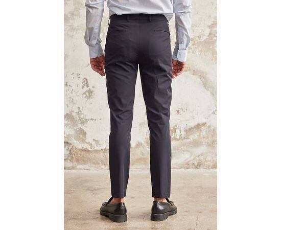 Plain Weave Trousers with Side Pocket