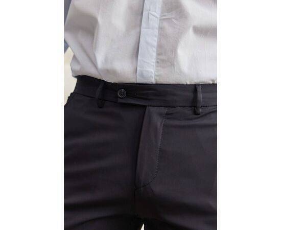 Plain Weave Trousers with Side Pocket