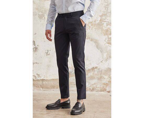 Plain Weave Trousers with Side Pocket