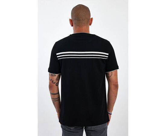 Crew-Neck Striped Short Sleeve T-shirt