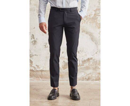 Plain Weave Trousers with Side Pocket