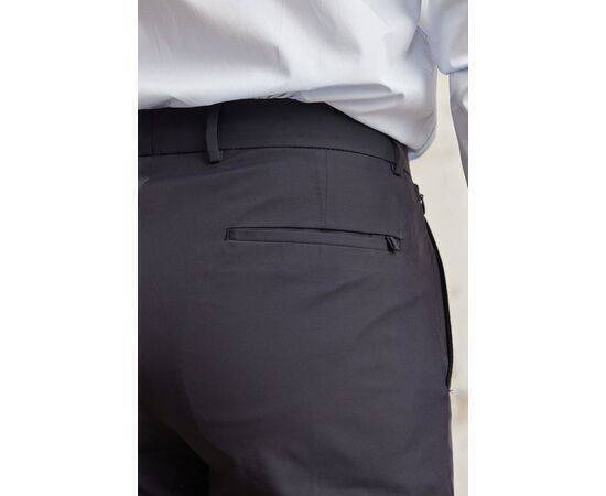 Plain Weave Trousers with Side Pocket