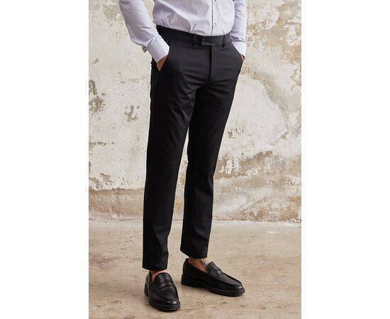 Plain Weave Trousers with Side Pocket