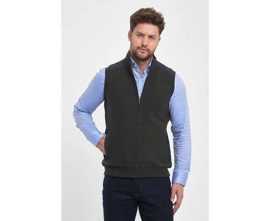 High Collar Vest with Zipper