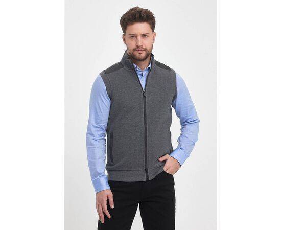 High Collar Vest with Zipper