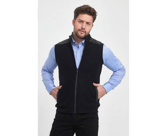 High Collar Vest with Zipper