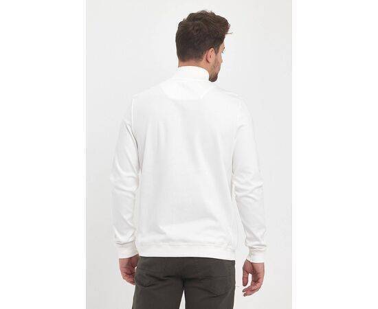 Zippered Stand-Up Collar Sweatshirt