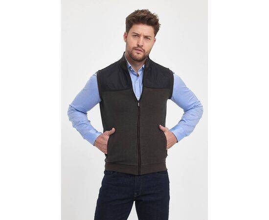 High Collar Vest with Zipper