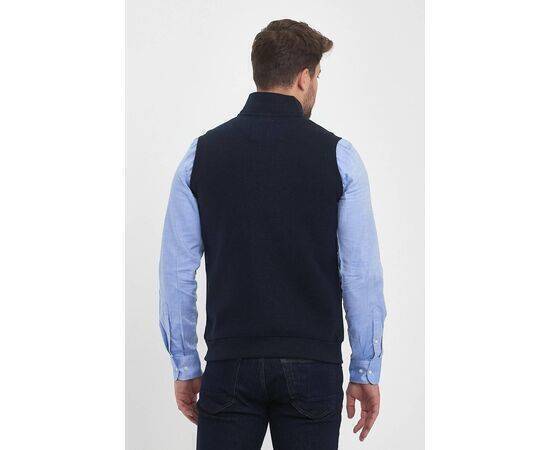 High Collar Vest with Zipper