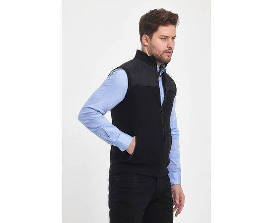 High Collar Vest with Zipper