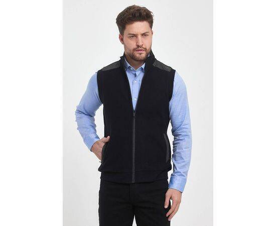 High Collar Vest with Zipper