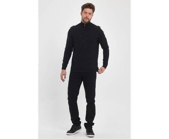 Zippered Stand-Up Collar Sweatshirt