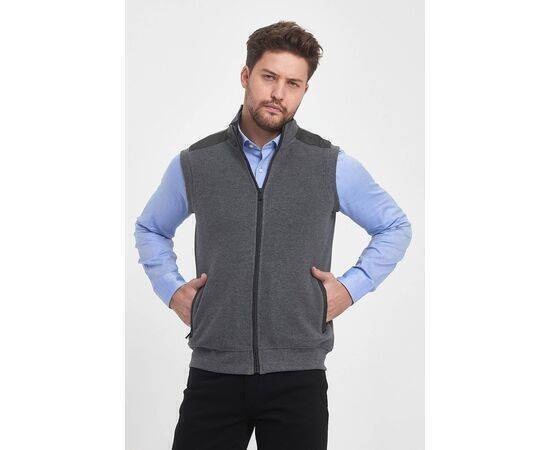 High Collar Vest with Zipper