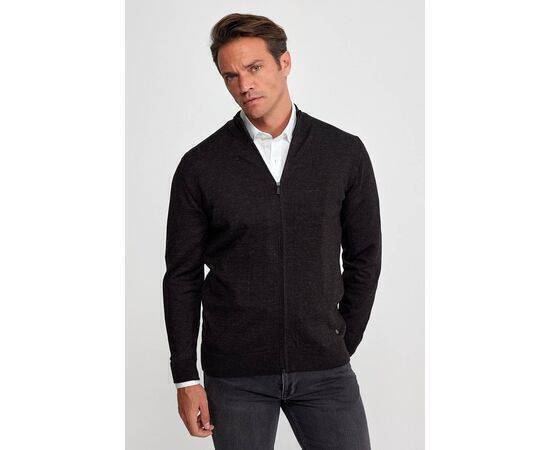 Cardigan with Zipper