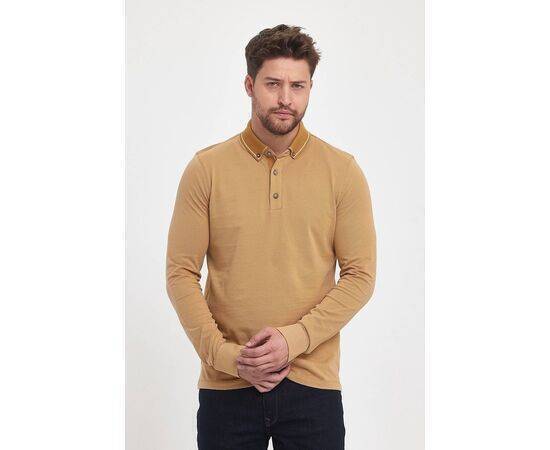 Polo Neck Sweatshirt with Buttons