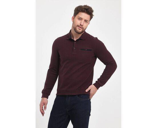 Polo Collar Sweatshirt