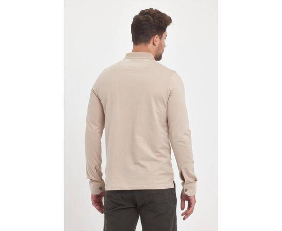 Polo Neck Sweatshirt with Buttons