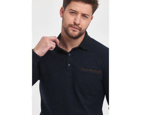 Polo Collar Sweatshirt