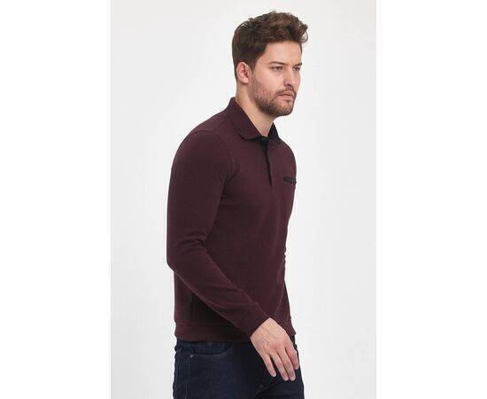 Polo Collar Sweatshirt