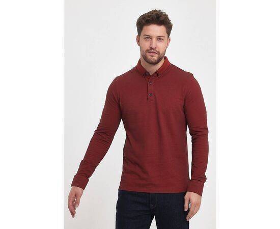 Polo Neck Sweatshirt with Buttons