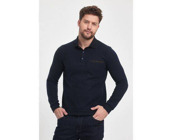 Polo Collar Sweatshirt