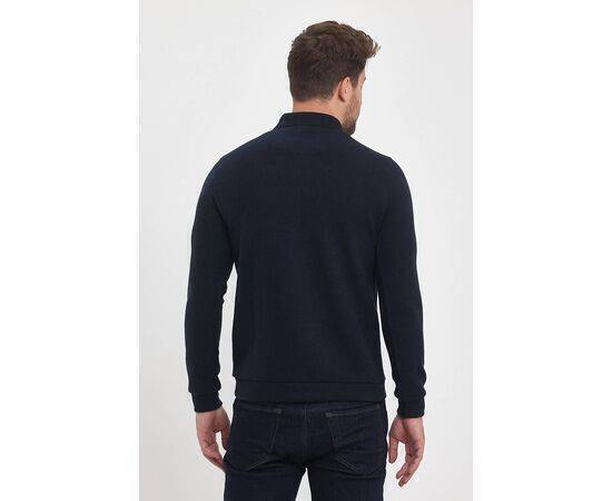 Polo Collar Sweatshirt