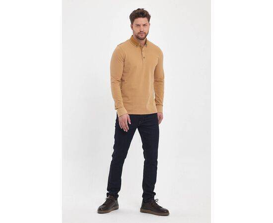 Polo Neck Sweatshirt with Buttons