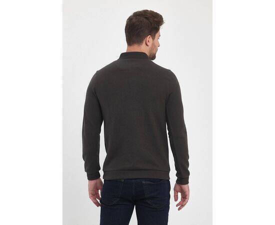 Polo Collar Sweatshirt