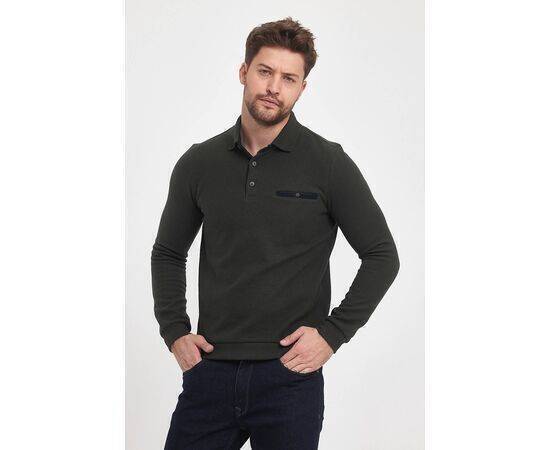 Polo Collar Sweatshirt