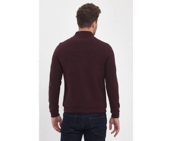 Polo Collar Sweatshirt