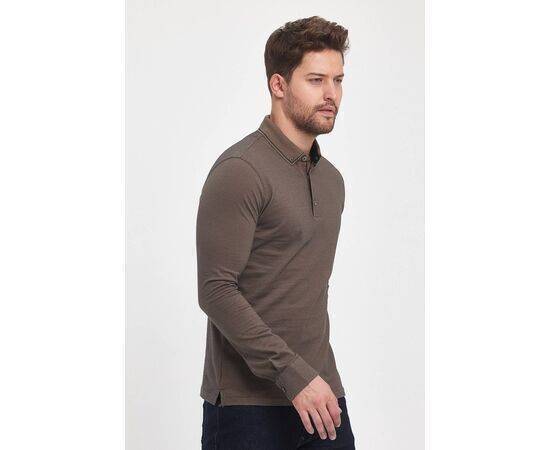 Polo Neck Sweatshirt with Buttons