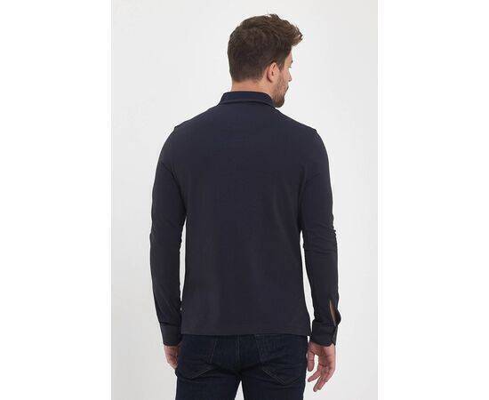 Polo Neck Sweatshirt with Buttons