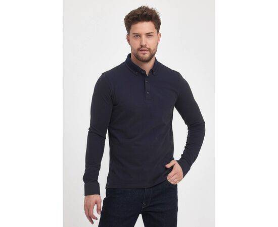 Polo Neck Sweatshirt with Buttons