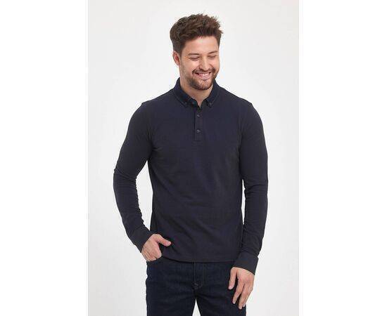 Polo Neck Sweatshirt with Buttons