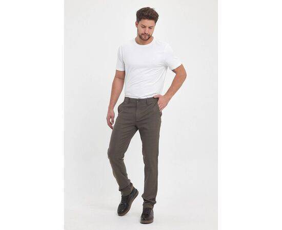 Regular Fit Chino Trousers with Side Pockets