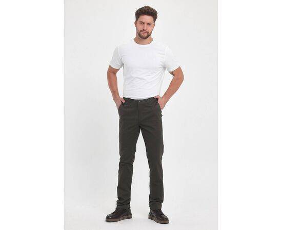 Regular Fit Chino Trousers with Side Pockets