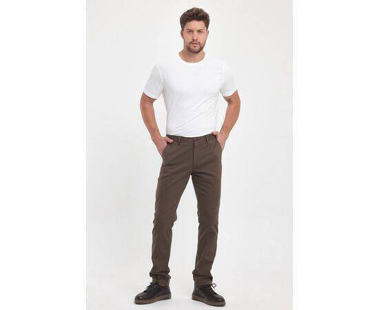 Regular Fit Chino Trousers with Side Pockets