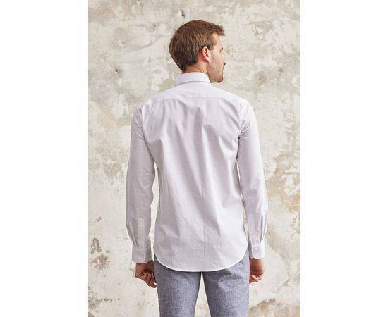 Linen Look Collar Buttoned Classic Fit Long Sleeve Shirt