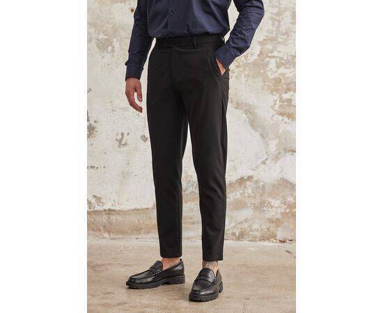 Fabric Trousers with Side Pockets