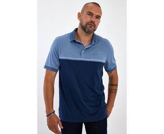 Polo Neck Short Sleeve T-shirt with Pocket