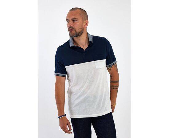 Polo Neck Short Sleeve T-shirt with Pocket