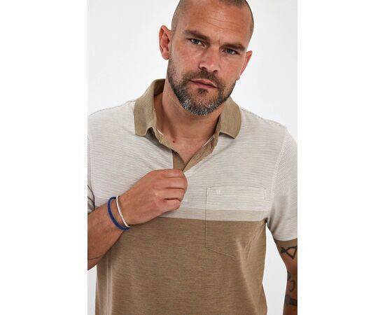 Polo Neck Short Sleeve T-shirt with Pocket