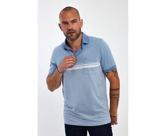 Polo Neck Short Sleeve T-shirt with Pocket