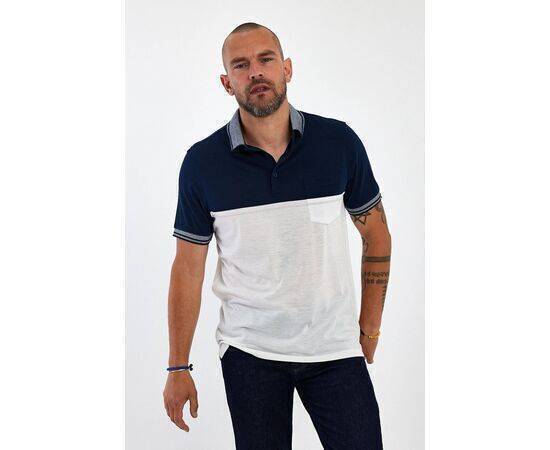 Polo Neck Short Sleeve T-shirt with Pocket