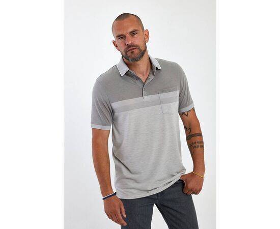 Polo Neck Short Sleeve T-shirt with Pocket