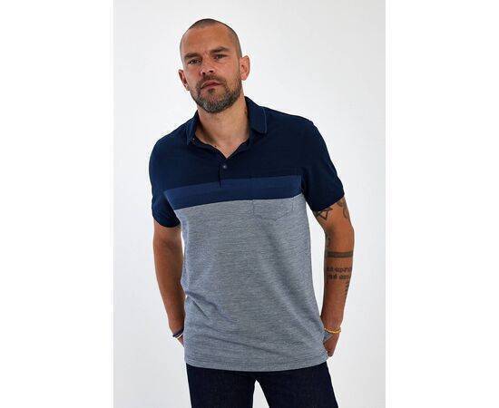 Polo Neck Short Sleeve T-shirt with Pocket