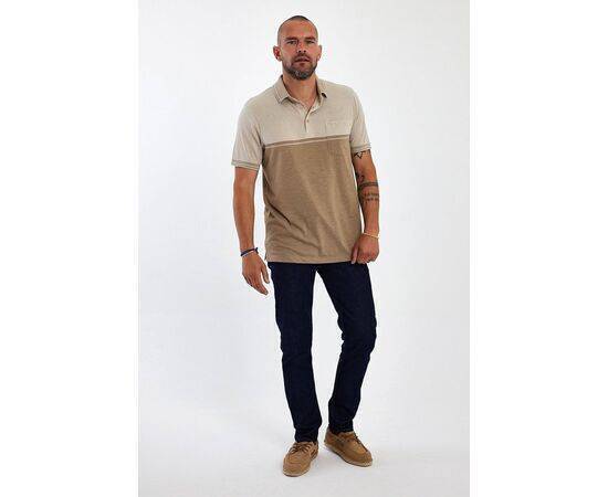 Polo Neck Short Sleeve T-shirt with Pocket