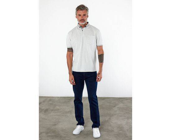 Polo Collar Short Sleeve T-Shirt with Pockets