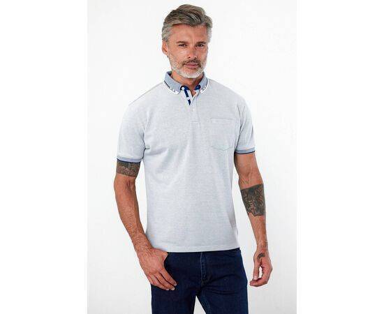 Polo Collar Short Sleeve T-Shirt with Pockets