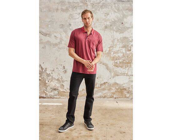 Polo Collar Short Sleeve T-Shirt with Pockets